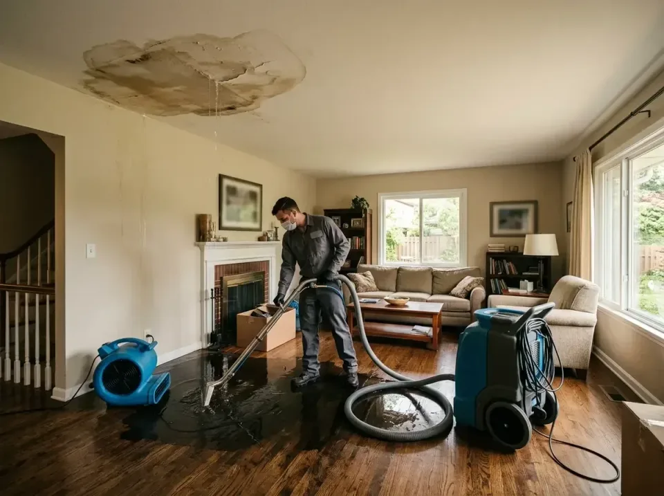 attic-pipe-burst-ceiling-drip-008 — frequently asked questions, Water Damage Restoration & Carpet Care in New Concord, OH
